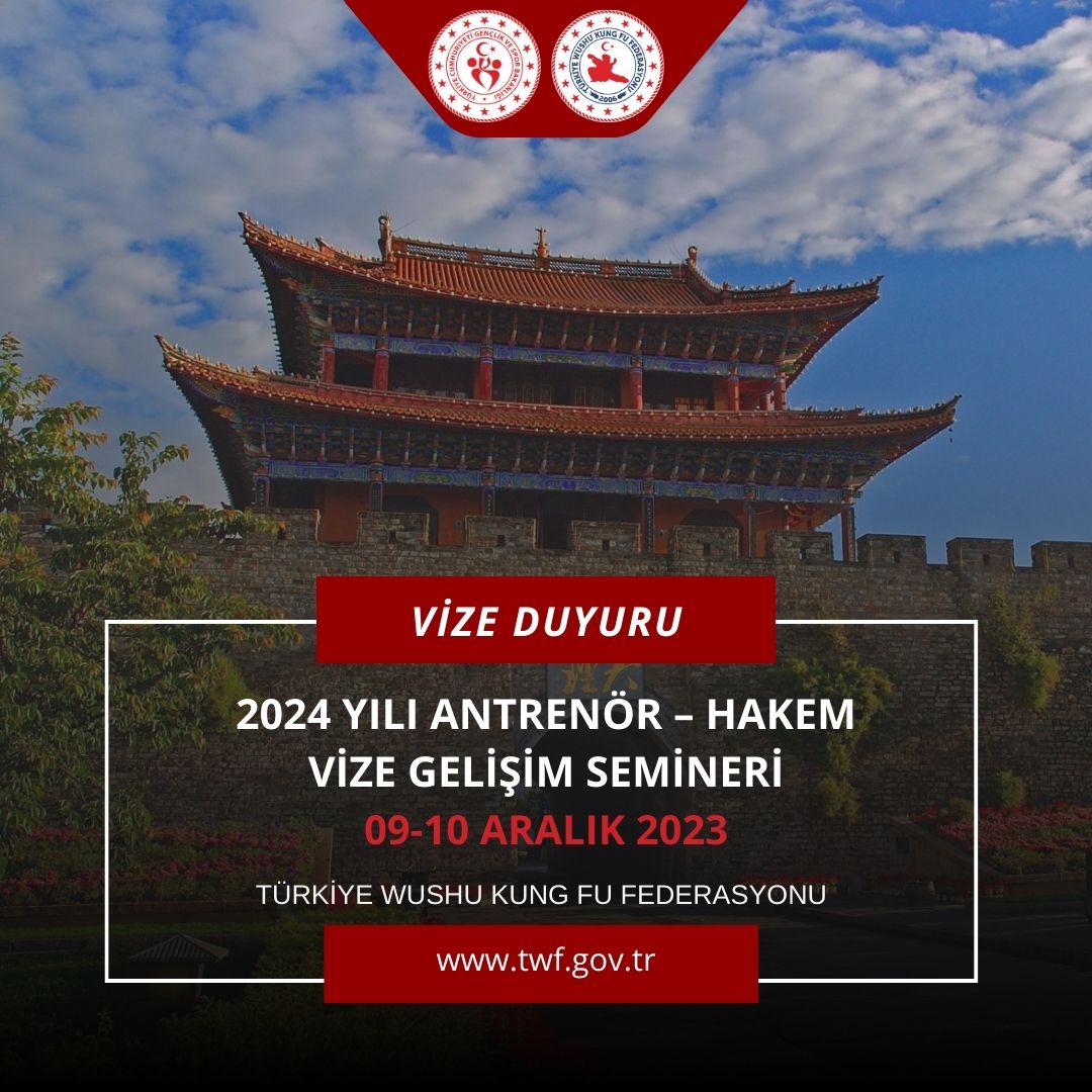 2024 YILI ANTRENÖR – HAKEM VİZE GELİŞİM SEMİNERİ