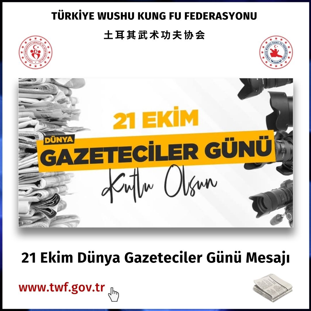 21 Ekim Dünya Gazeteciler Günü Mesajı