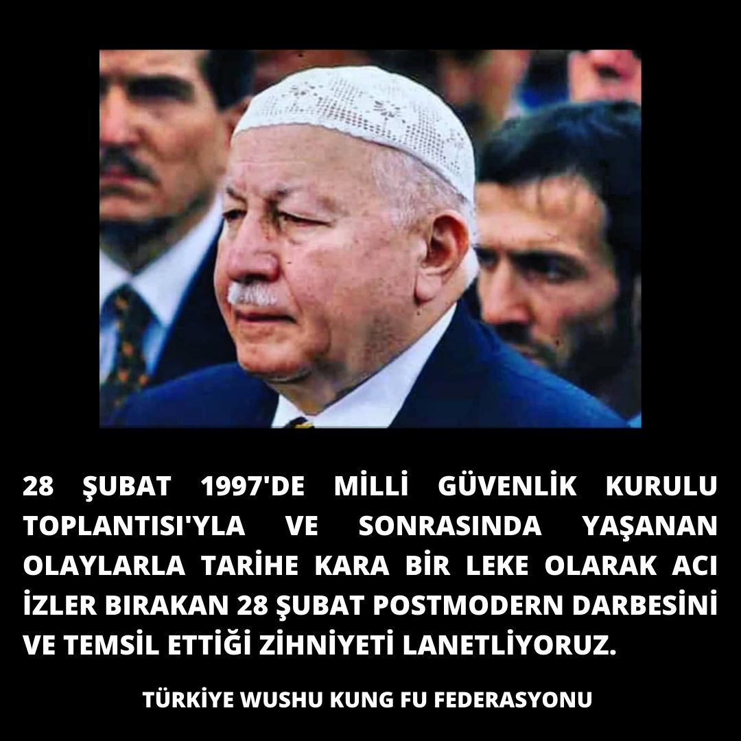 28 Şubat Postmodern darbesini ve temsil ettiği zihniyeti lanetliyoruz.