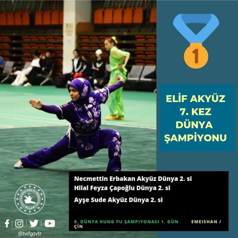 Elif Akyüz 7.kez Dünya Şampiyonu!