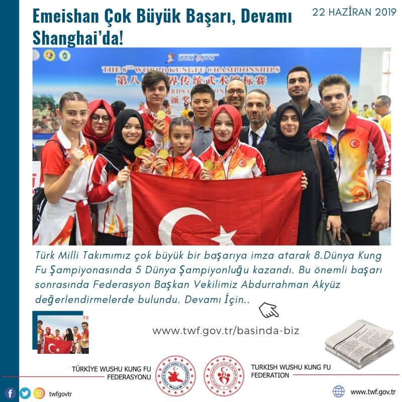 Emeishan Çok Büyük Başarı, Devamı Shanghai’da!