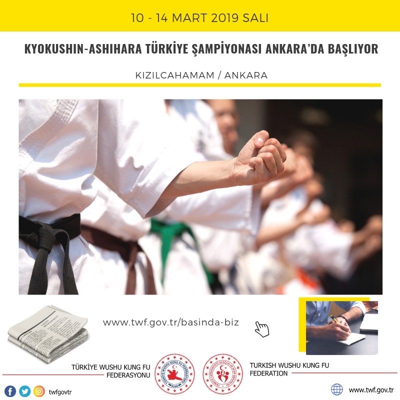Kyokushin-Ashihara Türkiye Şampiyonası Ankara’da Başlıyor