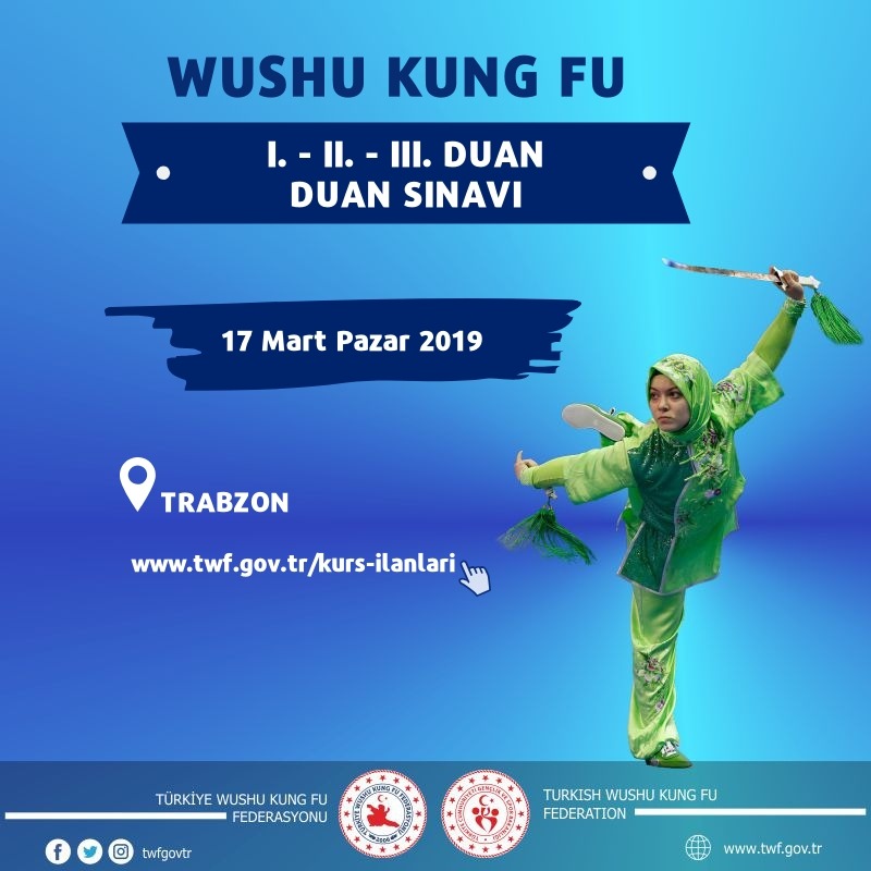Wushu Kung Fu Duan Sınavı 17 Mart 2019