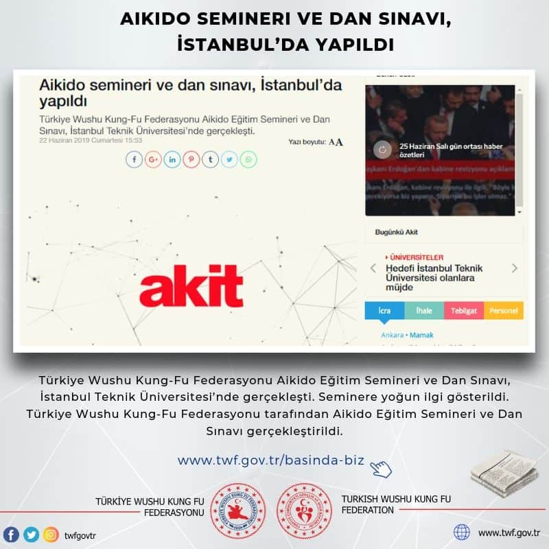 Aikido semineri ve dan sınavı, İstanbul’da yapıldı - Haziran - 2019