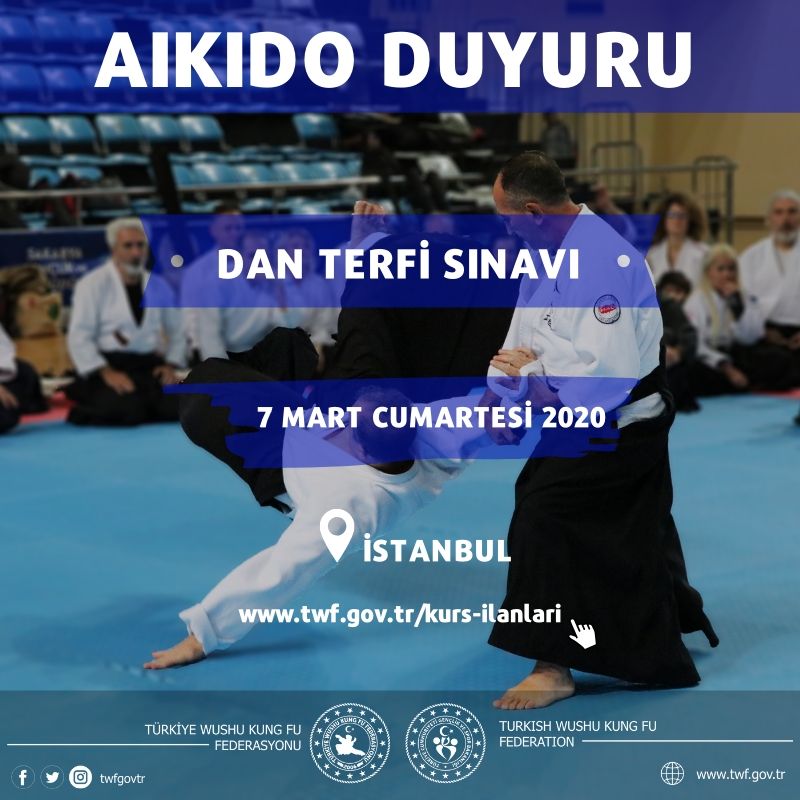 AİKİDO DAN TERFİ SINAVI İSTANBUL - 7 MART 2020