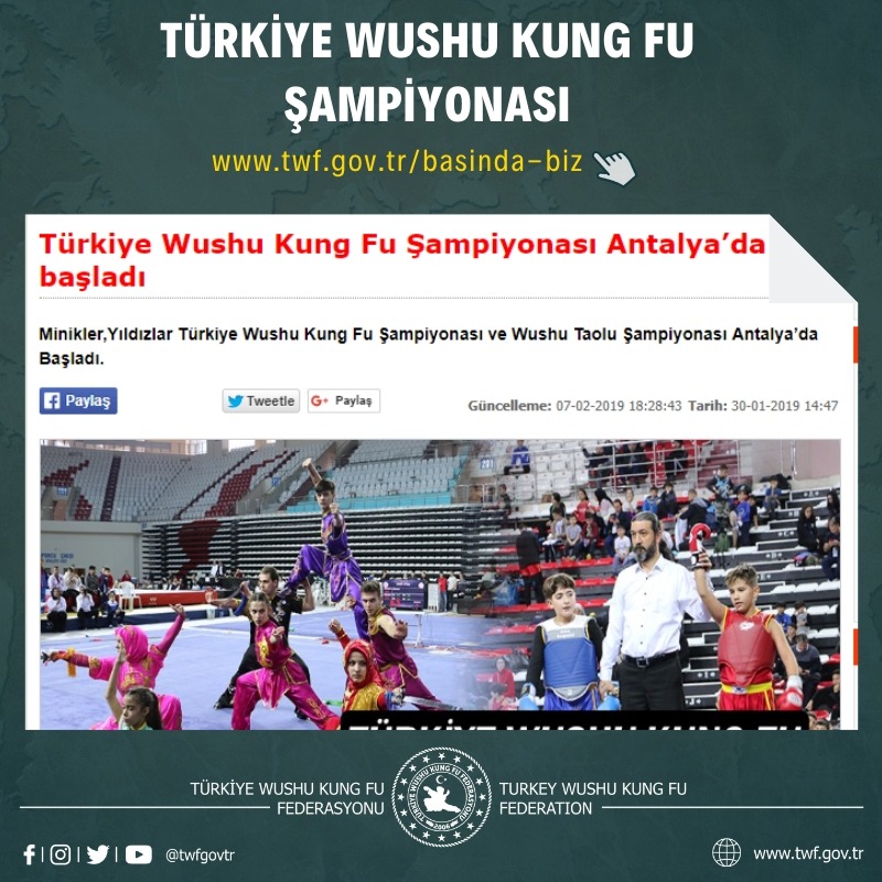 Türkiye Wushu Kung Fu Şampiyonası Antalya’da başladı