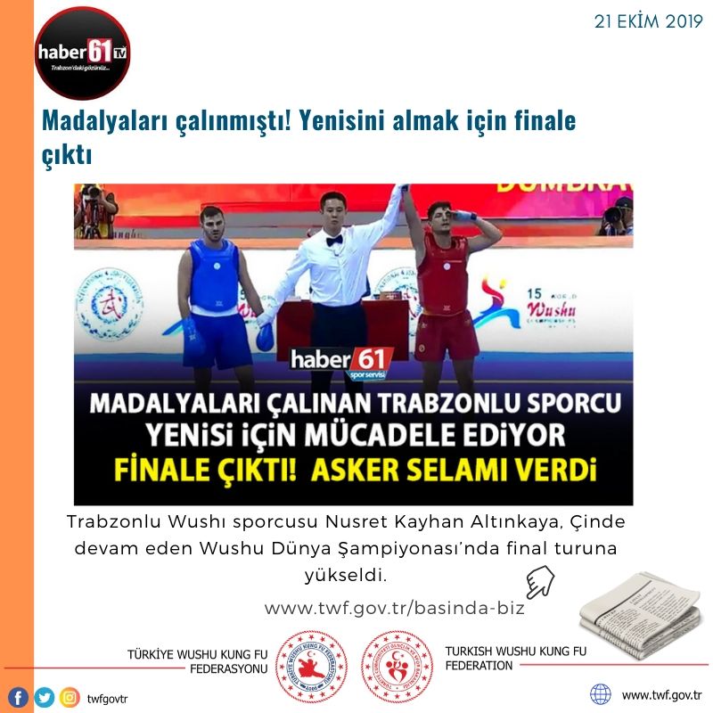 Madalyaları çalınmıştı! Yenisini almak için finale çıktı