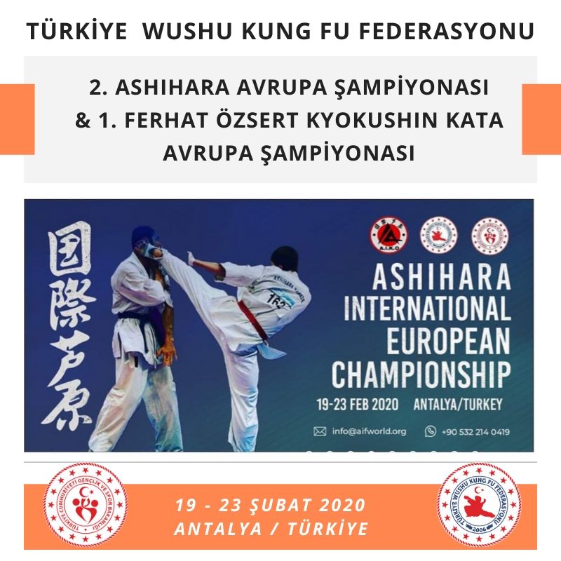 2. ASHIHARA AVRUPA ŞAMPİYONASI & 1. FERHAT ÖZSERT KYOKUSHIN KATA AVRUPA ŞAMPİYONASI - 2020 - Antalya