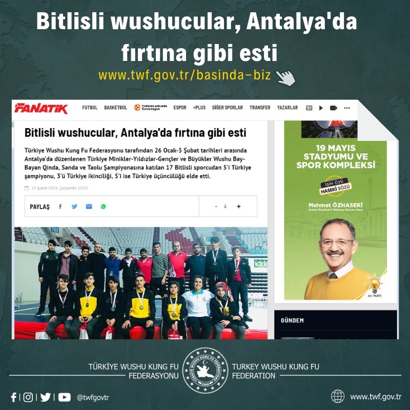 Bitlisli wushucular, Antalya'da fırtına gibi esti
