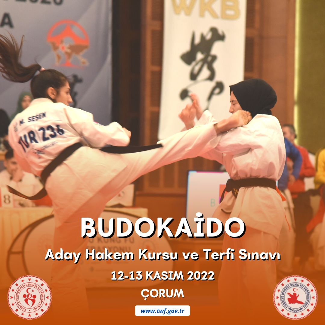 BUDOAKİDO ADAY HAKEM KURSU VE TERFİ SINAVI / 12-13 KASIM 2022 / ÇORUM