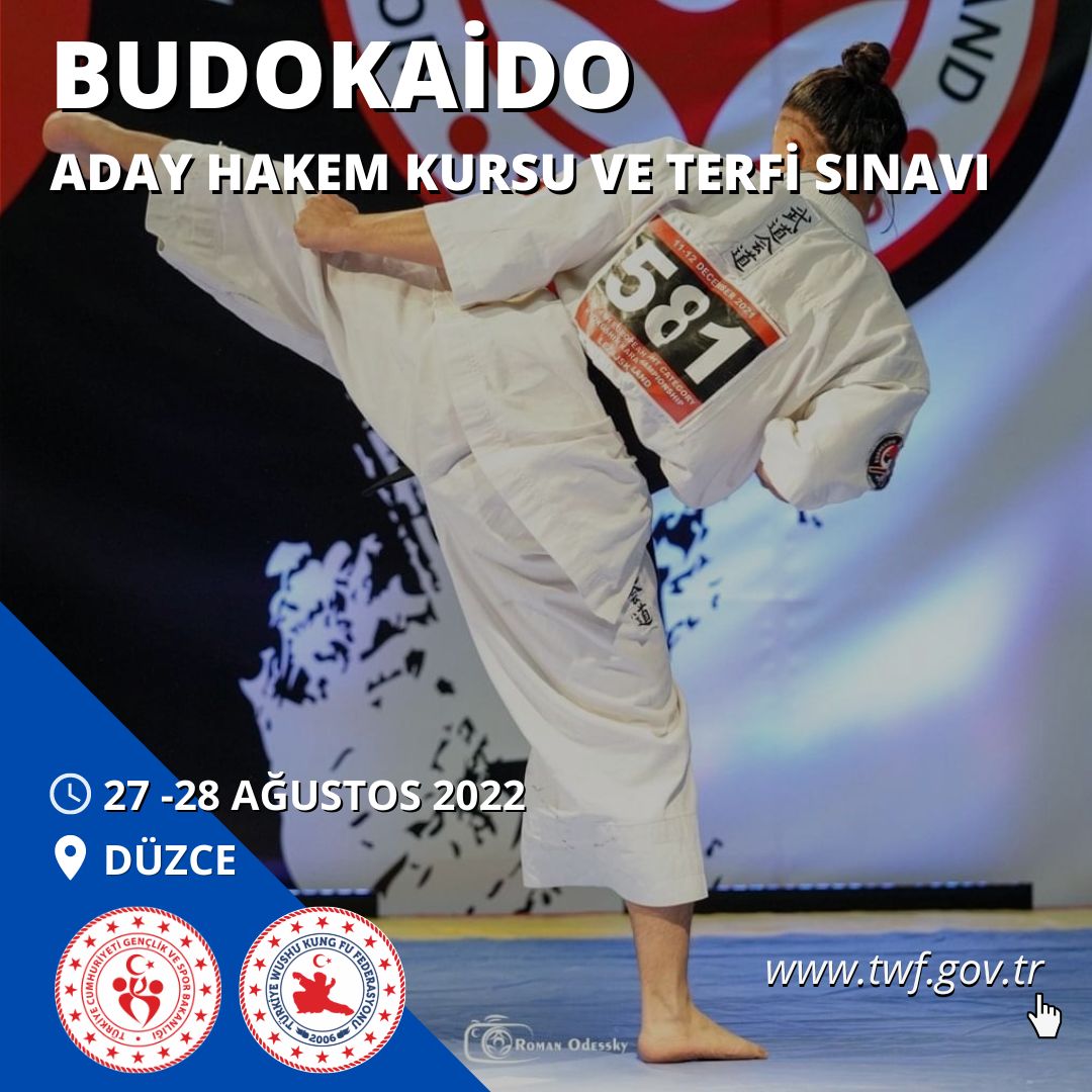 BUDOAKİDO ADAY HAKEM KURSU VE TERFİ SINAVI – 27-28 AĞUSTOS 2022 - DÜZCE