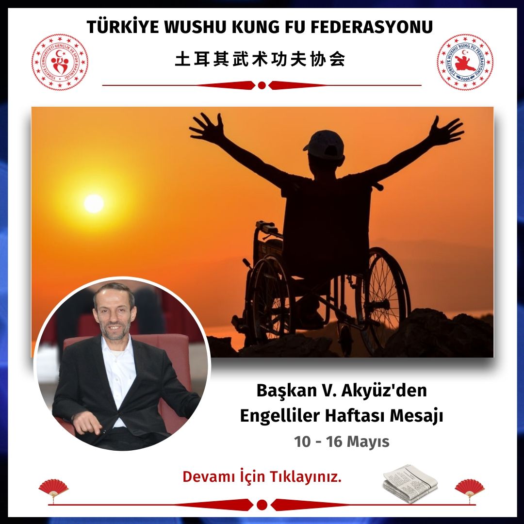 Başkan V. Akyüz'den Engelliler Haftası Mesajı "10-16 Mayıs"