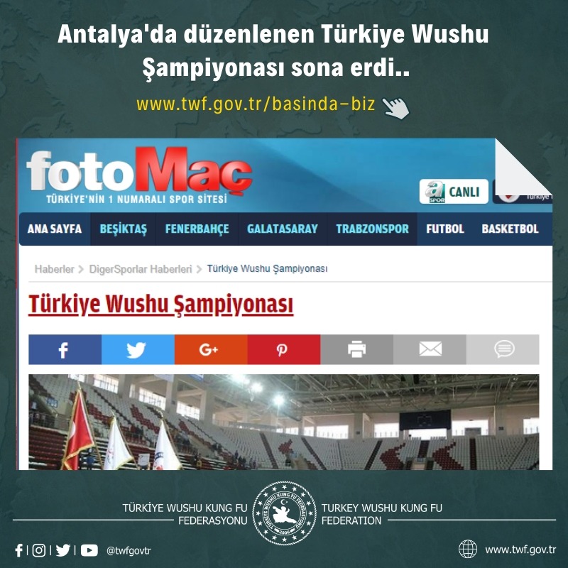 Antalya'da düzenlenen Türkiye Wushu Şampiyonası sona erdi..