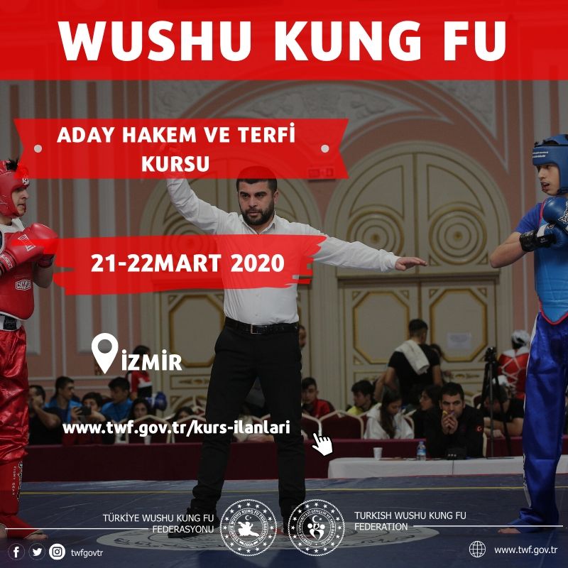 Wushu Aday Hakem Ve Terfi Kursu - Mart 2020