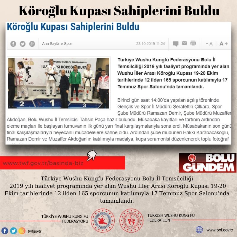 Köroğlu Kupası Sahiplerini Buldu