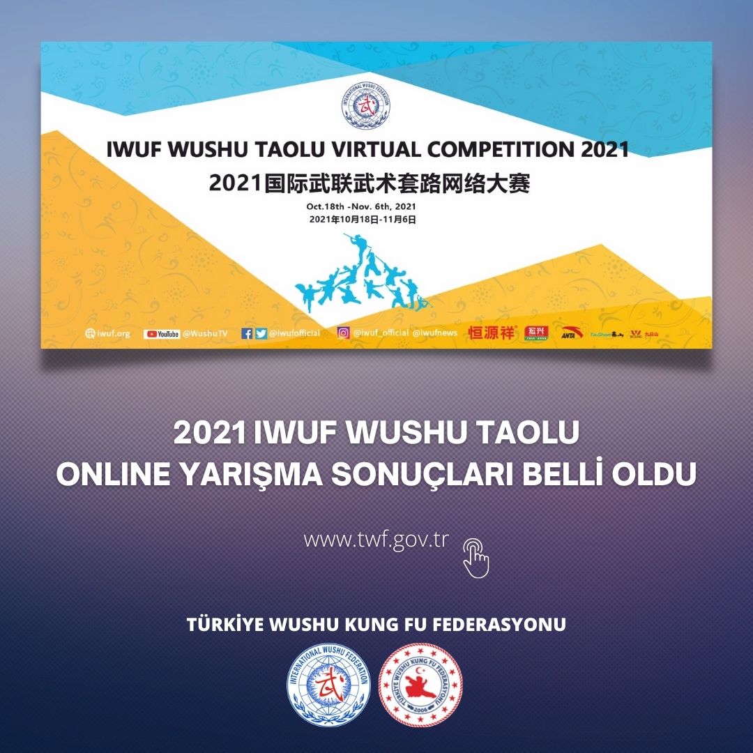 2021 IWUF WUSHU TAOLU ONLINE YARIŞMA SONUÇLARI BELLİ OLDU