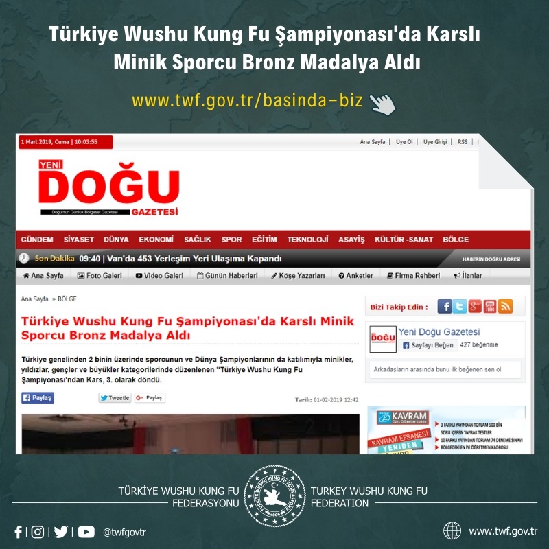 Türkiye Wushu Kung Fu Şampiyonası'da Karslı Minik Sporcu Bronz Madalya Aldı