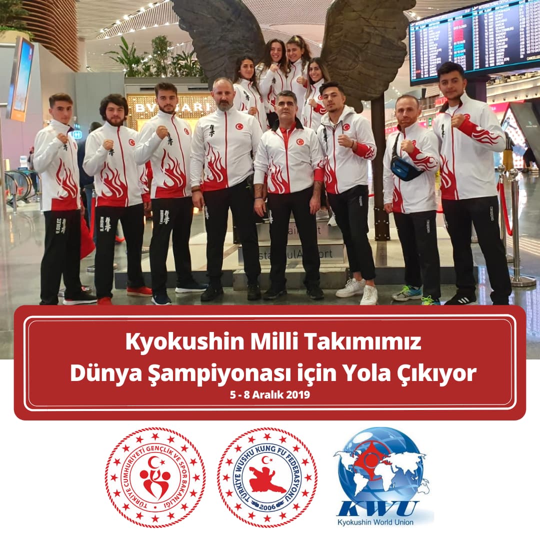 Kyokushin Milli Takımımız Dünya Şampiyonası için Yola Çıkıyor / 2019