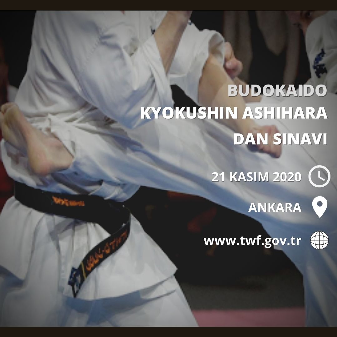 BUDOKAIDO KYOKUSHIN ASHIHARA DAN SINAVI ANKARA – 21 KASIM 2020