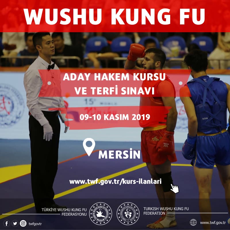 WUSHU ADAY HAKEM KURSU VE TERFİ SINAVI - MERSİN KASIM 2019