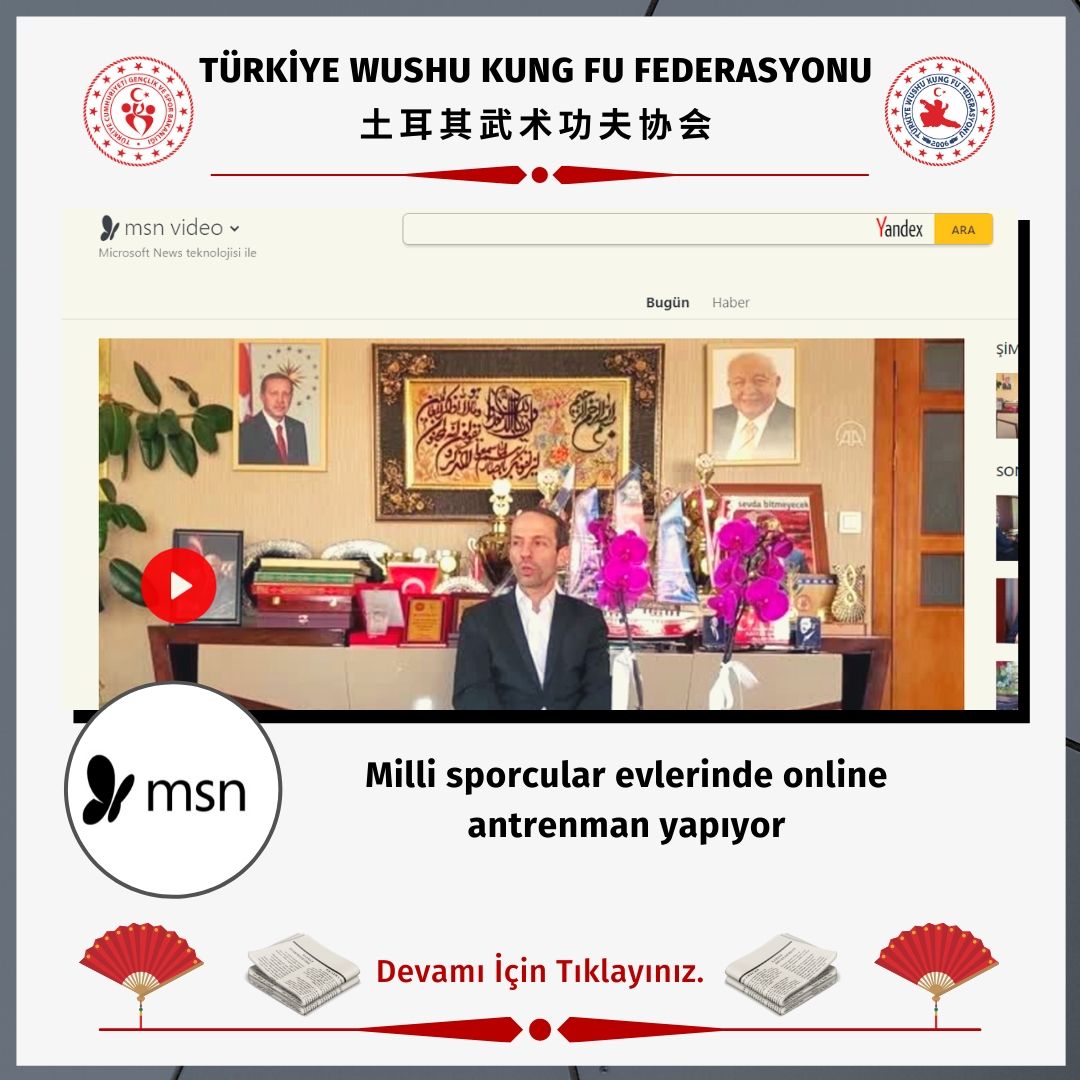 Milli sporcular evlerinde online antrenman yapıyor