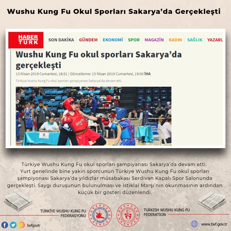 Wushu Kung Fu Okul Sporları Sakarya’da Gerçekleşti