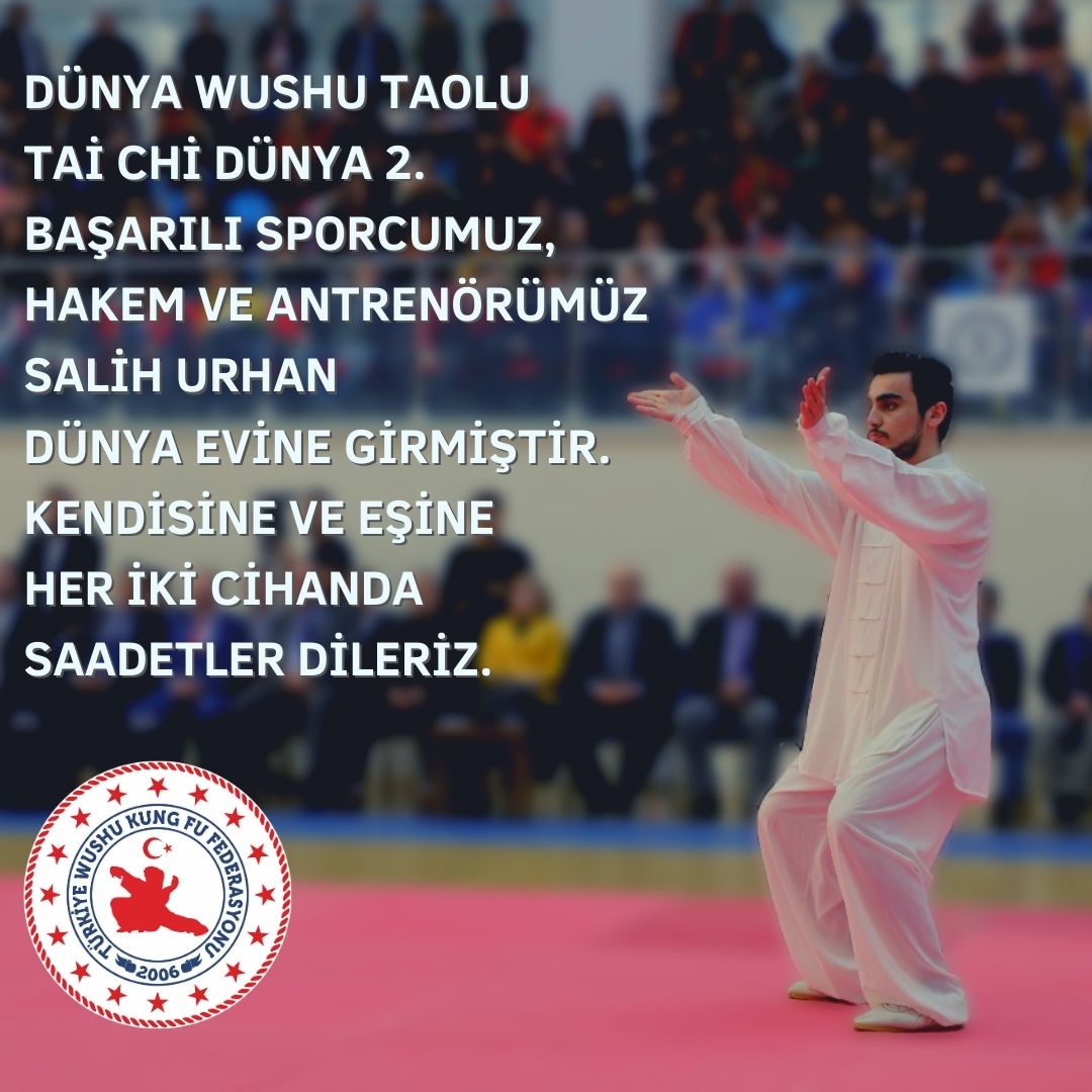 Başarılı Sporcumuz, Hakem ve Antrenörümüz Salih Urhan Dünya Evine Girmiştir.