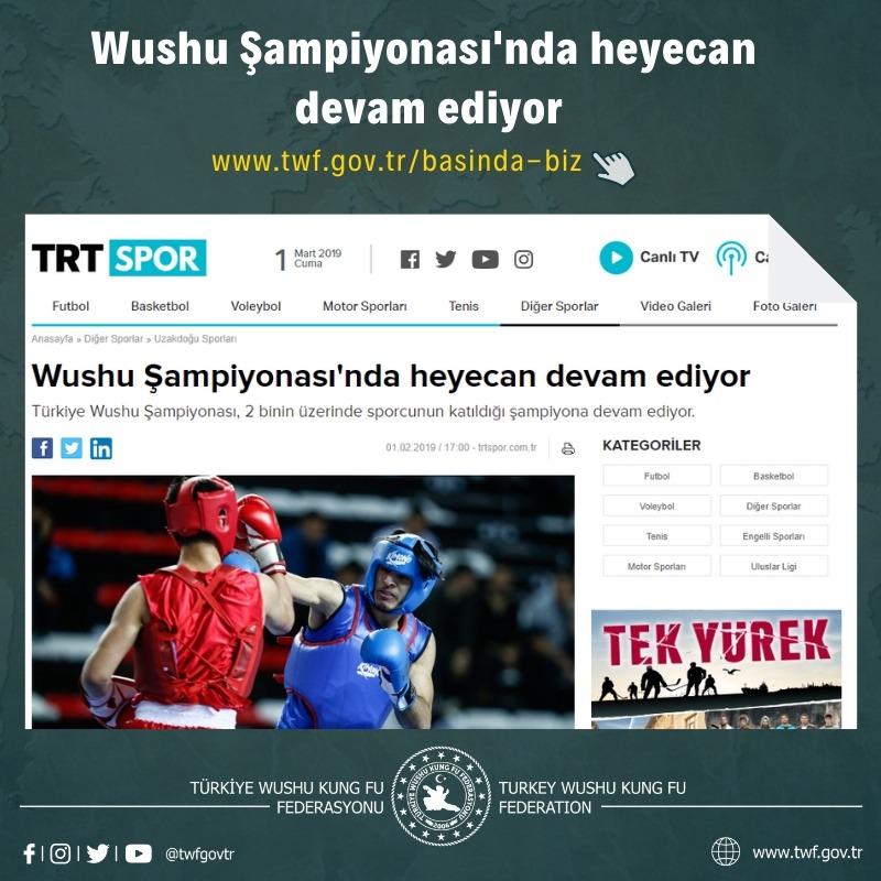 Wushu Şampiyonası'nda Heyecan Devam Ediyor