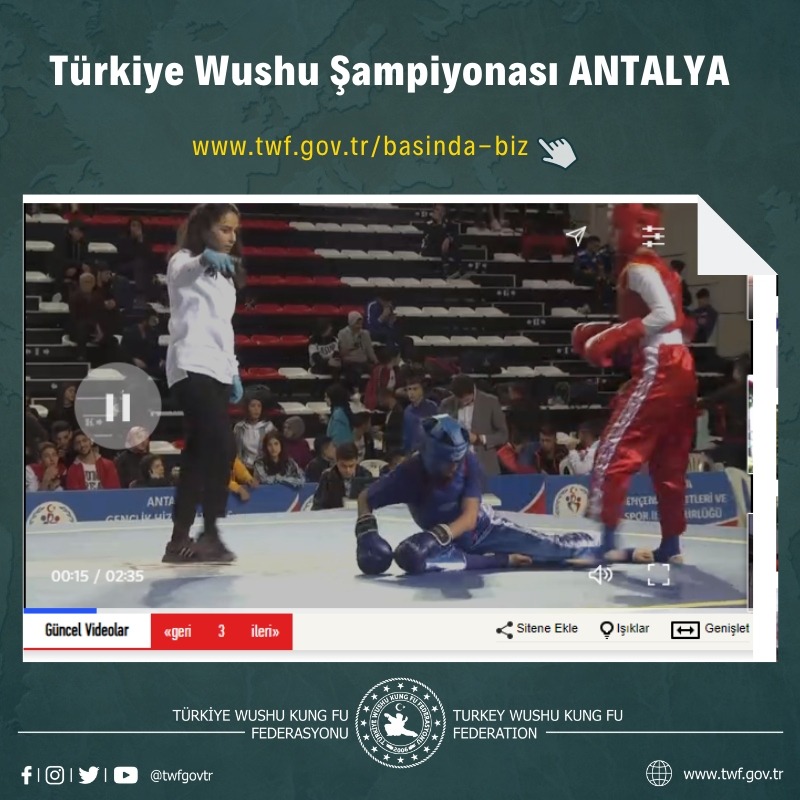 Türkiye Wushu Şampiyonası - ANTALYA