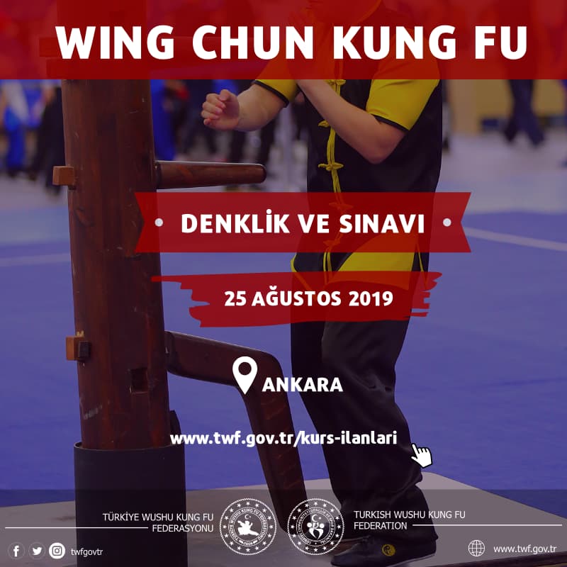 WİNG CHUN KUNG FU DENKLİĞİ VE SINAVI - AĞUSTOS 2019 - ANKARA