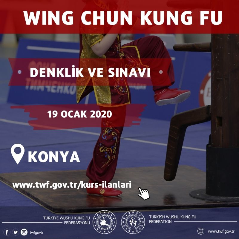 WİNG CHUN KUNG FU DENKLİK VE SINAV - 19 OCAK 2020 - KONYA
