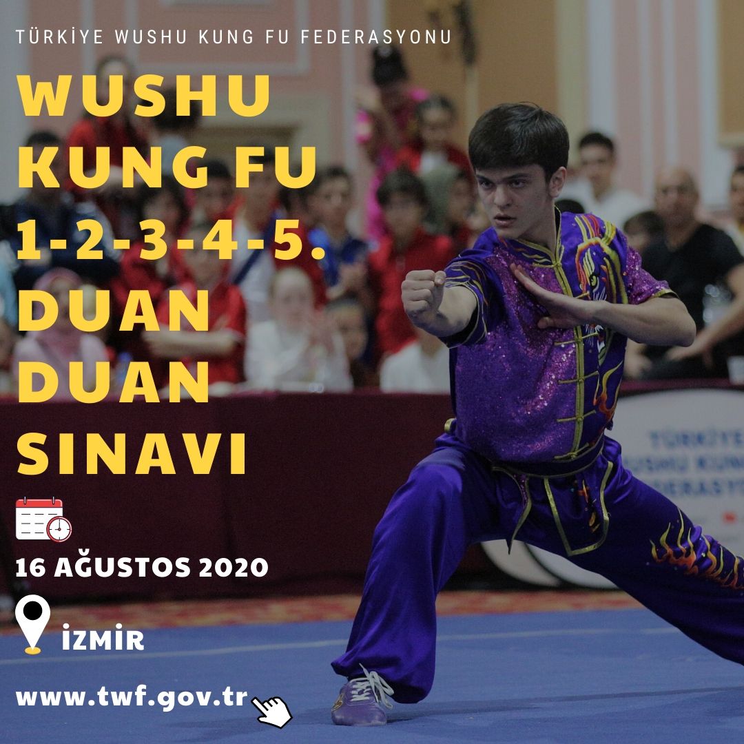 WUSHU KUNG FU 1-2-3-4-5. DUAN DUAN SINAVI İZMİR - AĞUSTOS 2020