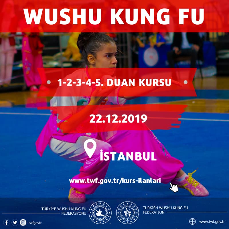WUSHU KUNG FU 1-2-3-4-5. DUAN KURSU - ARALIK 2019