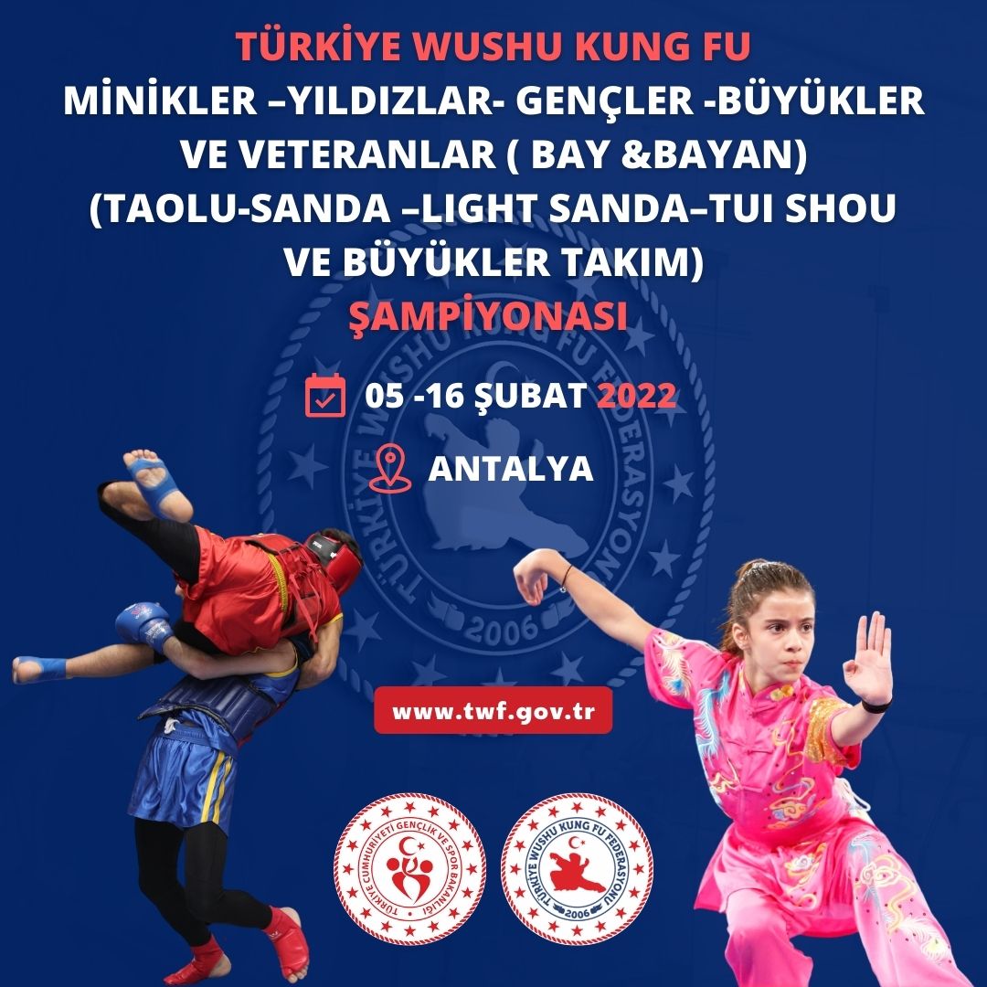 TÜRKİYE WUSHU KUNG FU ŞAMPİYONASI 2022