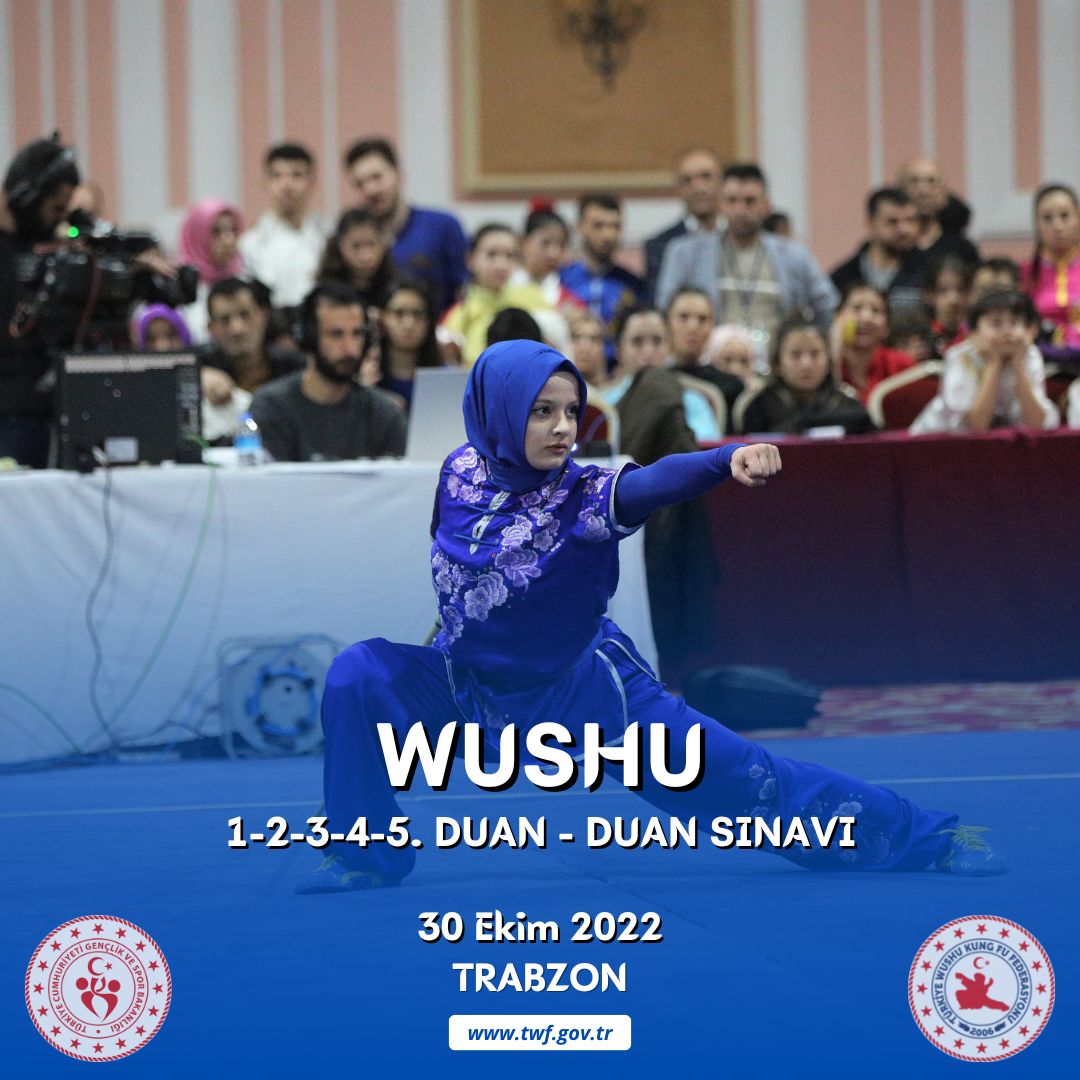 WUSHU – 1-2-3-4-5. DUAN – DUAN SINAVI / 30 EKİM 2022 / TRABZON