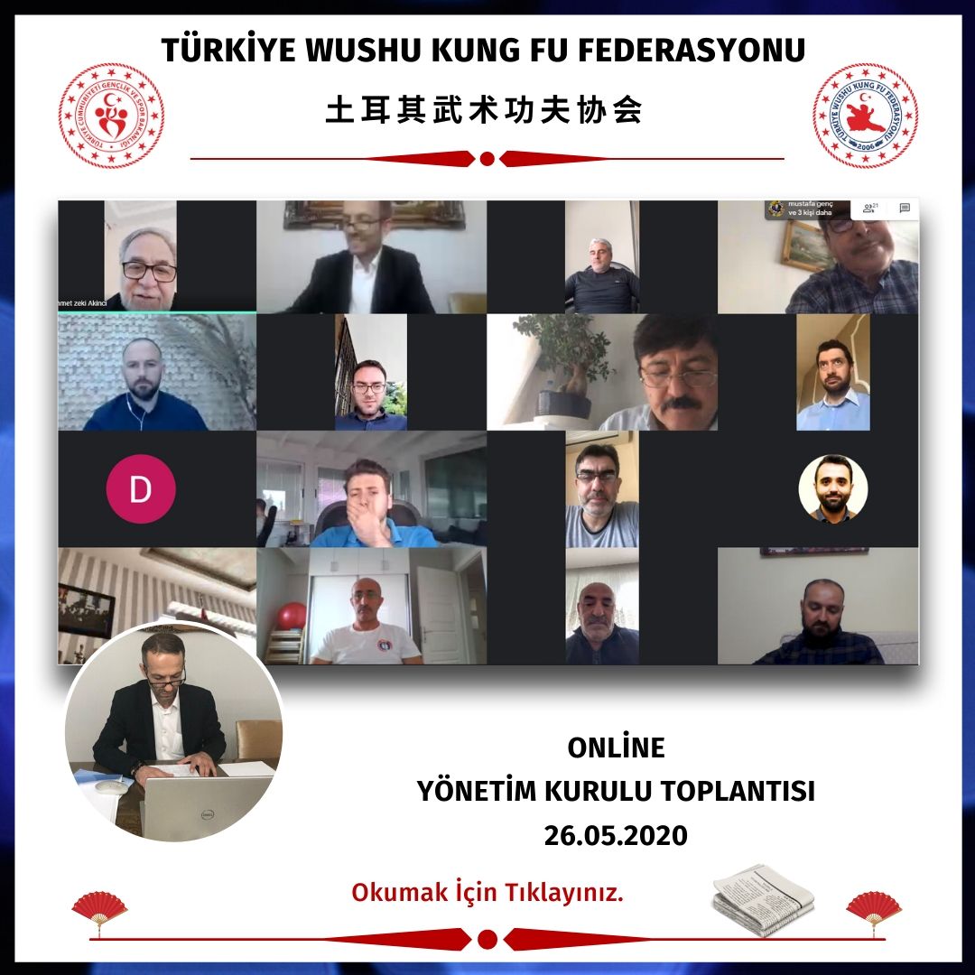 ONLİNE YÖNETİM KURULU TOPLANTISI 26.05.2020